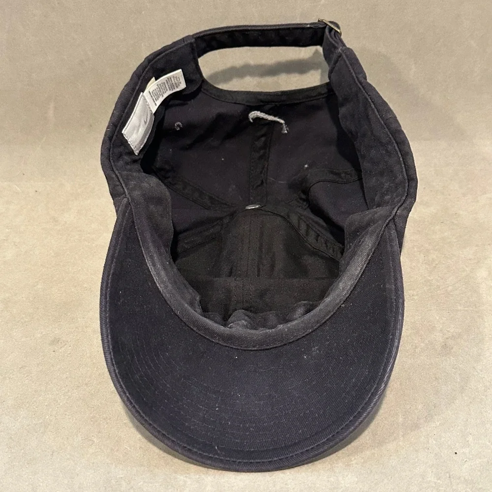 Nike Heritage Dad Hat Black Adjustable Baseball Cap Embroidered Logo Swoosh
